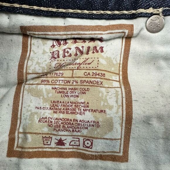 Mek Denim Women's Size 28x34 New York Bootcut Jeans Studded Flap Pockets - Picture 7 of 13